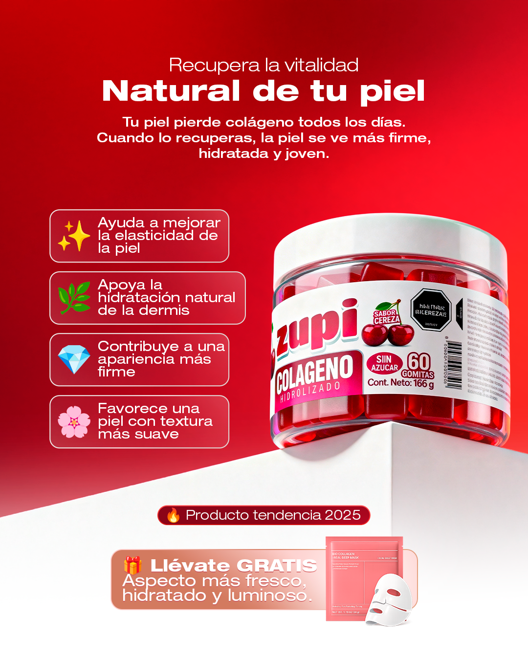 ZUPI Gomas de Colágeno Hidrolizado