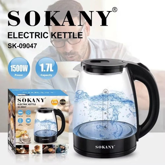 Jarra Hervidora Eléctrica Sokany de 1,7 Litros