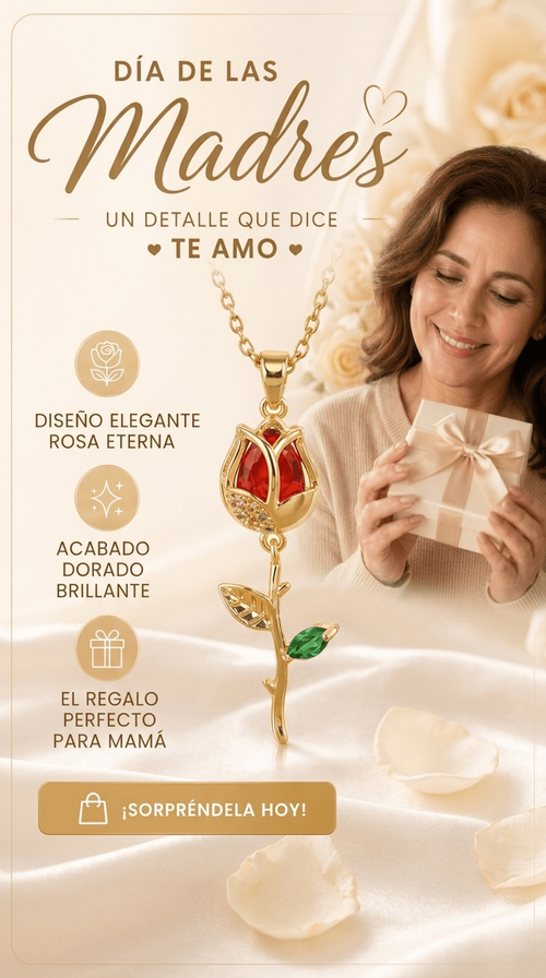 COLLAR ROSA ETERNA