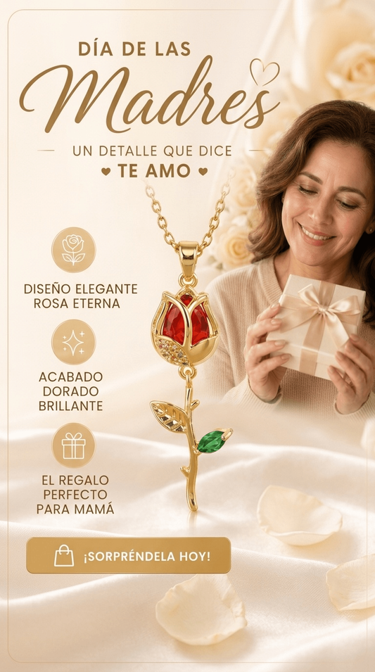 COLLAR ROSA ETERNA